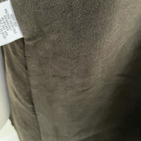 Eileen Fisher Loden Green M EUC washable Silk Cardigan - Picture 9 of 9